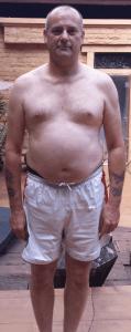 Dave before his fat camp in Thailand