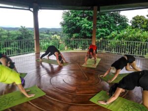 yoga at the yoga retreat Thailand